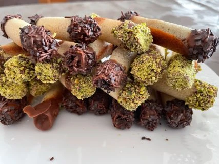 Cigarettes praliné chocolat